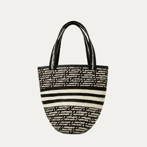 Caña Flecha Striped Handbag